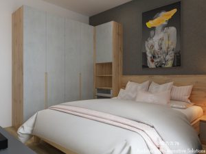 Thiết Kế Nội Thất Căn Hộ Park Legend 1 Phòng Ngủ