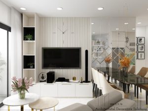 Thiết kế nội thất căn hộ Safira Khang Điền 2PN