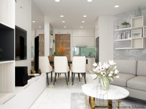 Thiết kế nội thất căn hộ Safira Khang Điền 2PN