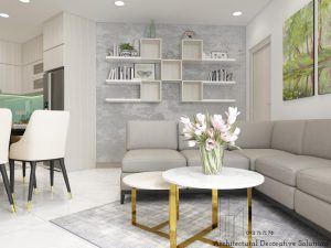 Thiết kế nội thất căn hộ Safira Khang Điền 2PN