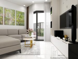 Thiết kế nội thất căn hộ Safira Khang Điền 2PN