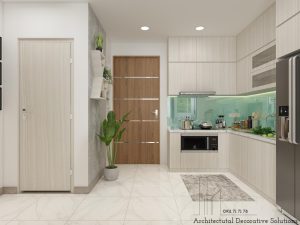 Thiết kế nội thất căn hộ Safira Khang Điền 2PN