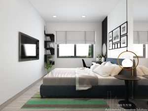 Thiết kế nội thất căn hộ Safira Khang Điền 2PN