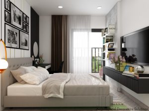 Thiết kế nội thất căn hộ Safira Khang Điền 2PN