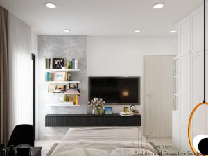 Thiết kế nội thất căn hộ Safira Khang Điền 2PN