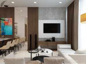 Thiết Kế Nội Thất Căn Hộ Sunwah Pearl 2 Phòng Ngủ