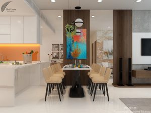 Thiết Kế Nội Thất Căn Hộ Sunwah Pearl 2 Phòng Ngủ