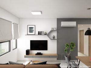 Thiết Kế Nội Thất Chung Cư 2 Phòng Ngủ Đẹp Tiện Nghi Hiện Đại