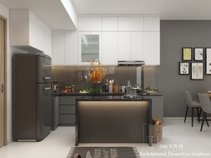Thiết Kế Nội Thất Chung Cư 2 Phòng Ngủ Đẹp Tiện Nghi Hiện Đại