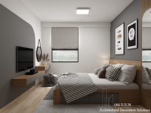 Thiết Kế Nội Thất Chung Cư 2 Phòng Ngủ Đẹp Tiện Nghi Hiện Đại