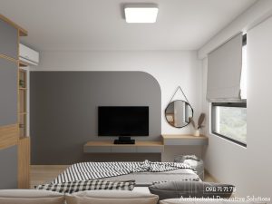Thiết Kế Nội Thất Chung Cư 2 Phòng Ngủ Đẹp Tiện Nghi Hiện Đại