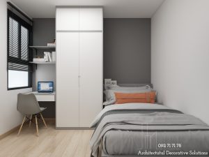 Thiết Kế Nội Thất Chung Cư 2 Phòng Ngủ Đẹp Tiện Nghi Hiện Đại