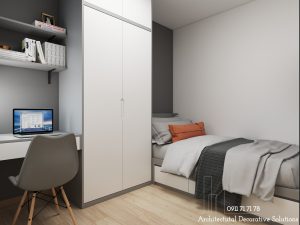 Thiết Kế Nội Thất Chung Cư 2 Phòng Ngủ Đẹp Tiện Nghi Hiện Đại