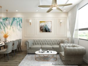 Thiết Kế Nội Thất Chung Cư Sài Gòn Pearl 3 Phòng Ngủ