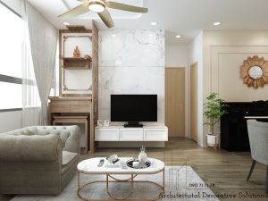 Thiết Kế Nội Thất Chung Cư Sài Gòn Pearl 3 Phòng Ngủ