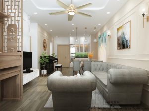 Thiết Kế Nội Thất Chung Cư Sài Gòn Pearl 3 Phòng Ngủ