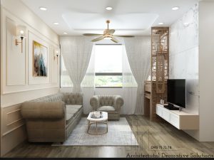 Thiết Kế Nội Thất Chung Cư Sài Gòn Pearl 3 Phòng Ngủ