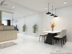Thiết kế nội thất nhà phố Biên Hòa 2 phòng ngủ