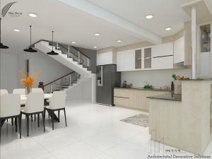 Thiết kế nội thất nhà phố Biên Hòa 2 phòng ngủ