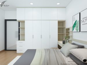 Thiết kế nội thất nhà phố Biên Hòa 2 phòng ngủ