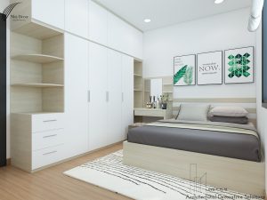 Thiết kế nội thất nhà phố Biên Hòa 2 phòng ngủ