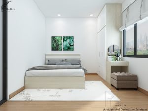 Thiết kế nội thất nhà phố Biên Hòa 2 phòng ngủ