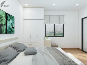 Thiết kế nội thất nhà phố Biên Hòa 2 phòng ngủ