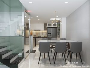 Thiết Kế Nội Thất Nhà Phố Bình Thạnh 3 Phòng Ngủ Hiện Đại