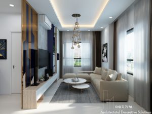 Thiết Kế Nội Thất Nhà Phố Palm Residence Quận 2