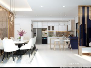 Thiết Kế Nội Thất Nhà Phố Palm Residence Quận 2