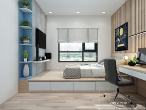 Thiết Kế Nội Thất Nhà Phố Palm Residence Quận 2