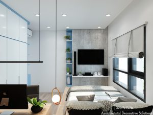 Thiết Kế Nội Thất Nhà Phố Palm Residence Quận 2