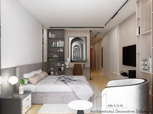 Thiết Kế Nội Thất Nhà Phố Quận 10 Cao Cấp 2 Phòng Ngủ