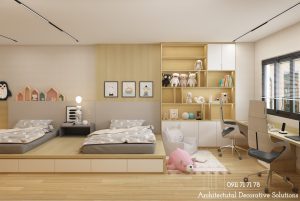 Thiết Kế Nội Thất Nhà Phố Quận 10 Cao Cấp 2 Phòng Ngủ