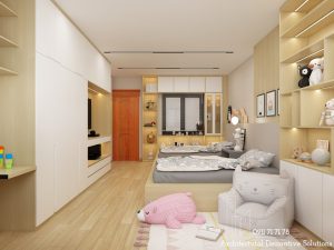 Thiết Kế Nội Thất Nhà Phố Quận 10 Cao Cấp 2 Phòng Ngủ