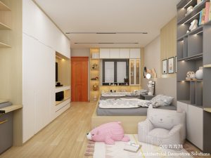 Thiết Kế Nội Thất Nhà Phố Quận 10 Cao Cấp 2 Phòng Ngủ