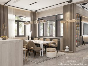 Thiết Kế Nội Thất Villa Vũng Tàu 600m2 Sang Trọng - Đẳng Cấp