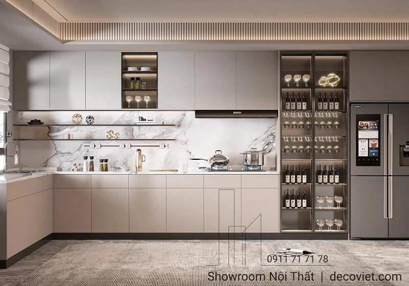 Thiết Kế Thi Công Tủ Bếp 1121T