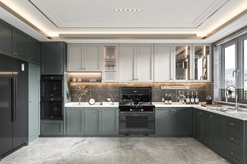 Thiết Kế Tủ Bếp Gỗ 1115T