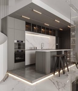 Thiết Kế Tủ Bếp Hiện Đại 1158T