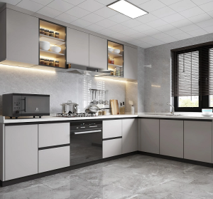 Tủ Bếp Chữ L Giá Rẻ 1190T