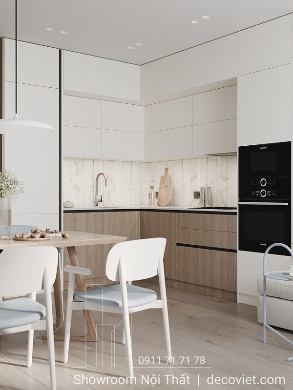 Tủ Bếp Chữ L Hiện Đại 1169T