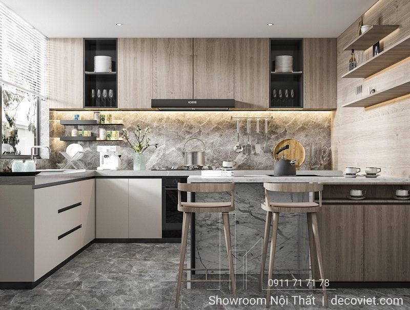 Tủ Bếp Gỗ 1112T