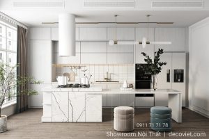 Tủ Bếp Gỗ An Cường 1104T