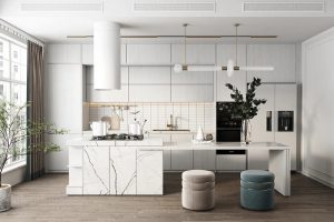 Tủ Bếp Gỗ An Cường 1104T