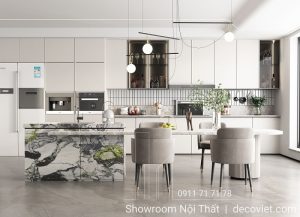 Tủ Bếp Gỗ An Cường 1150T
