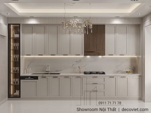 Tủ Bếp Gỗ Chữ I 1176T