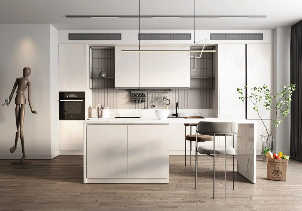 Tủ Bếp Gỗ Công Nghiệp 1102T