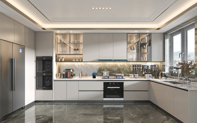 Tủ Bếp Gỗ Công Nghiệp 1109T