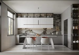 Tủ Bếp Gỗ Công Nghiệp 1117T